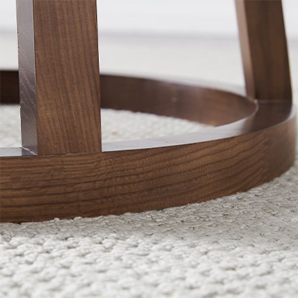 1/5 Pcs Dining Room Set Modern Style Solid Wood Dining Set with Round Table