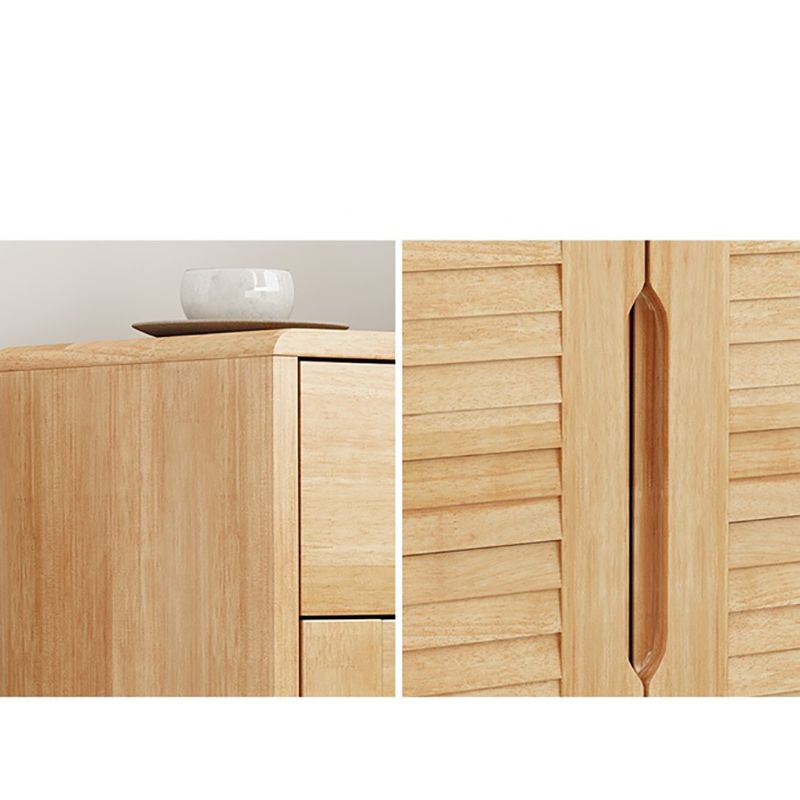 39.37" Tall Wood 2 - Door Accent Cabinet 2 - Drawer Storage Chest