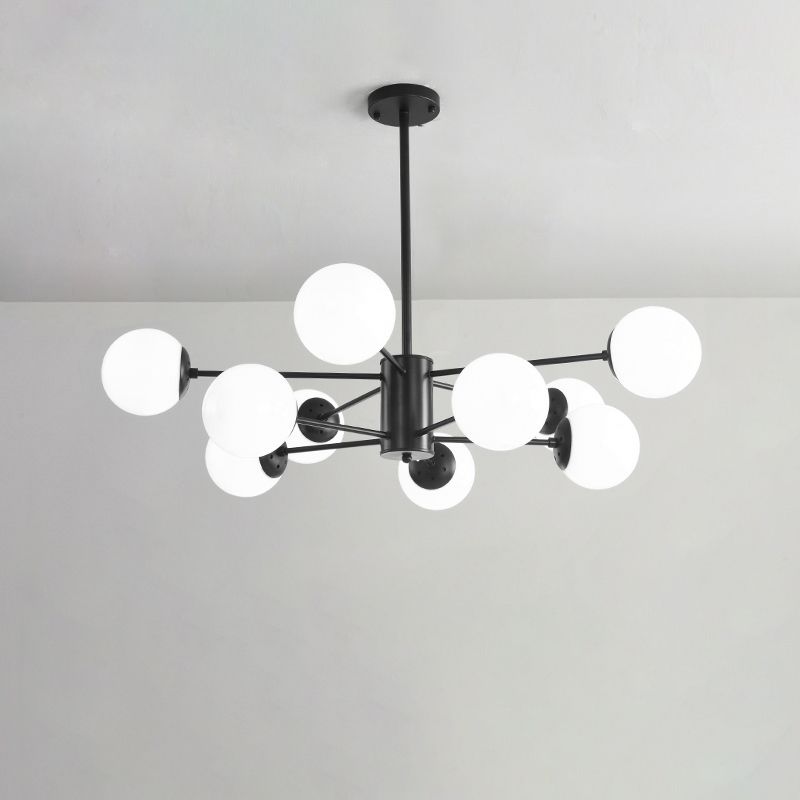 Contemporary Style Spherical Shape Chandelier Lights Glass Chandelier Lighting
