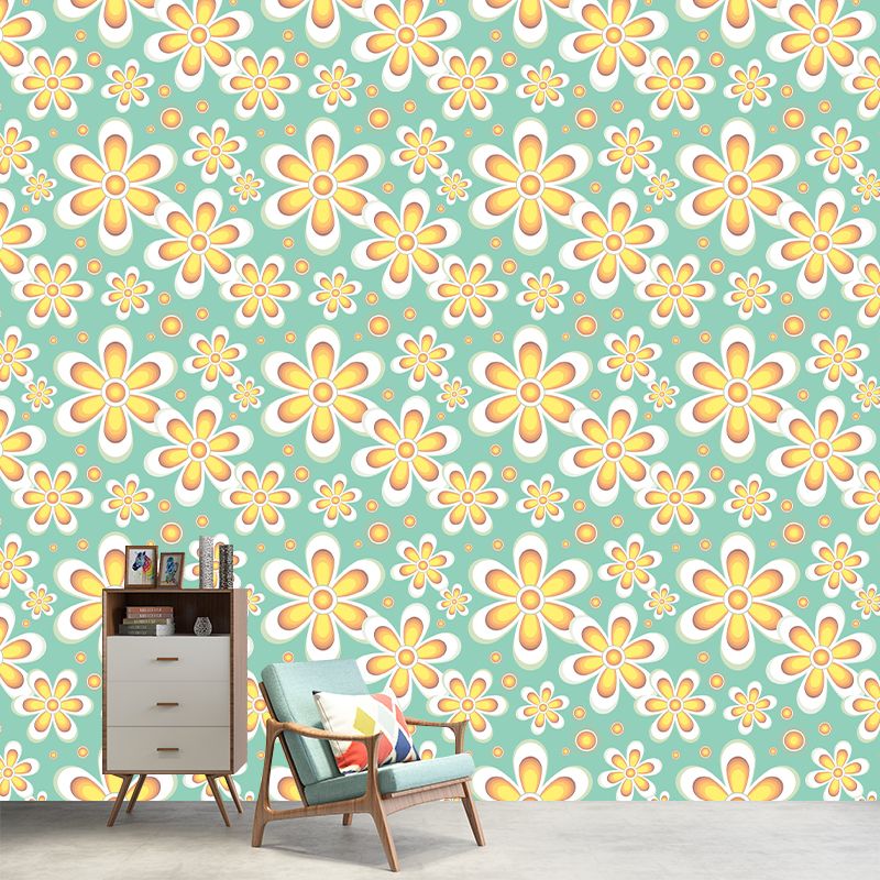 Illustration Tropical Plant Mural Eco-friendly Decorative Wallpaper Home Decor