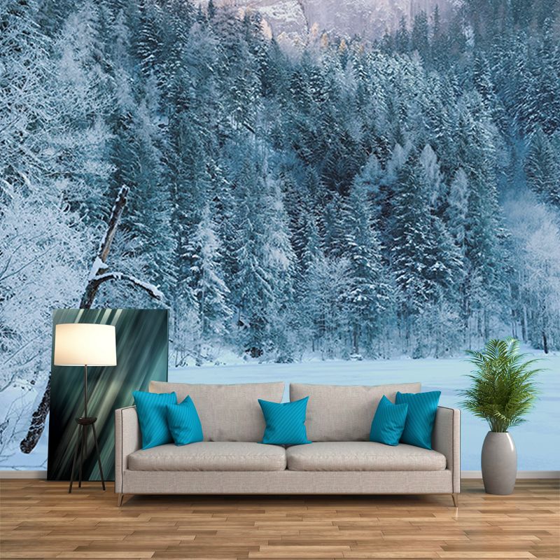 Natural Sky Forest Mural Horizontal Photography Room Wall Mural