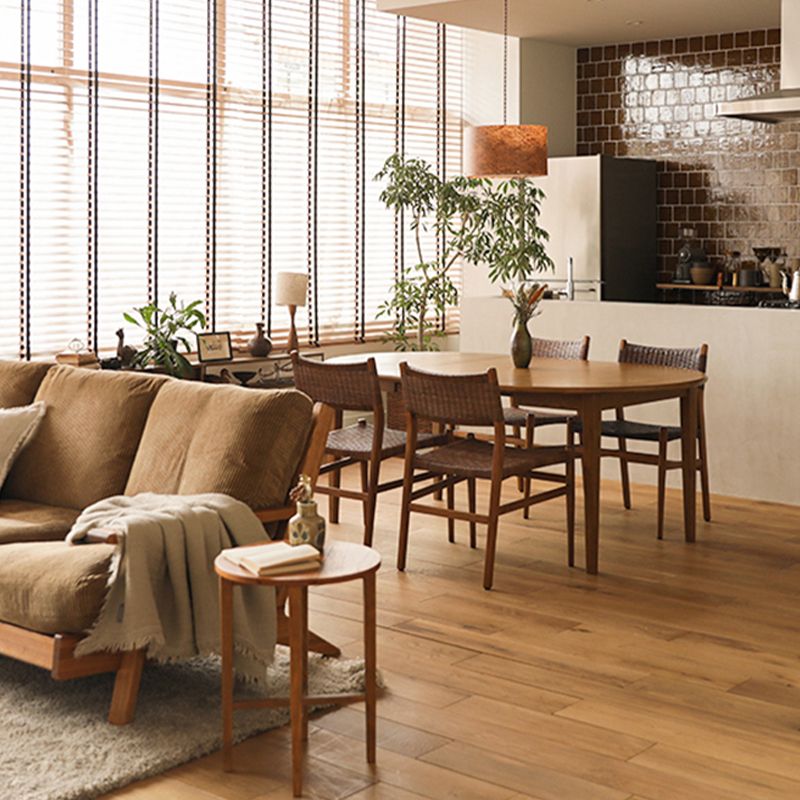 Extendable Dining Table Solid Wood Dining Table for Dining Room