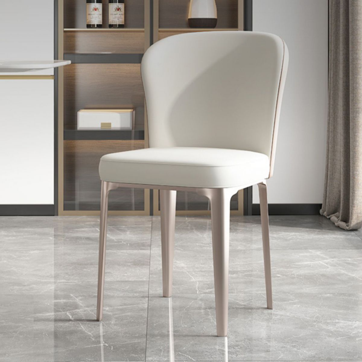 Modern Round Dining Table Set 1/2/5/9 Pieces Dinette Set with Sintered Stone Top