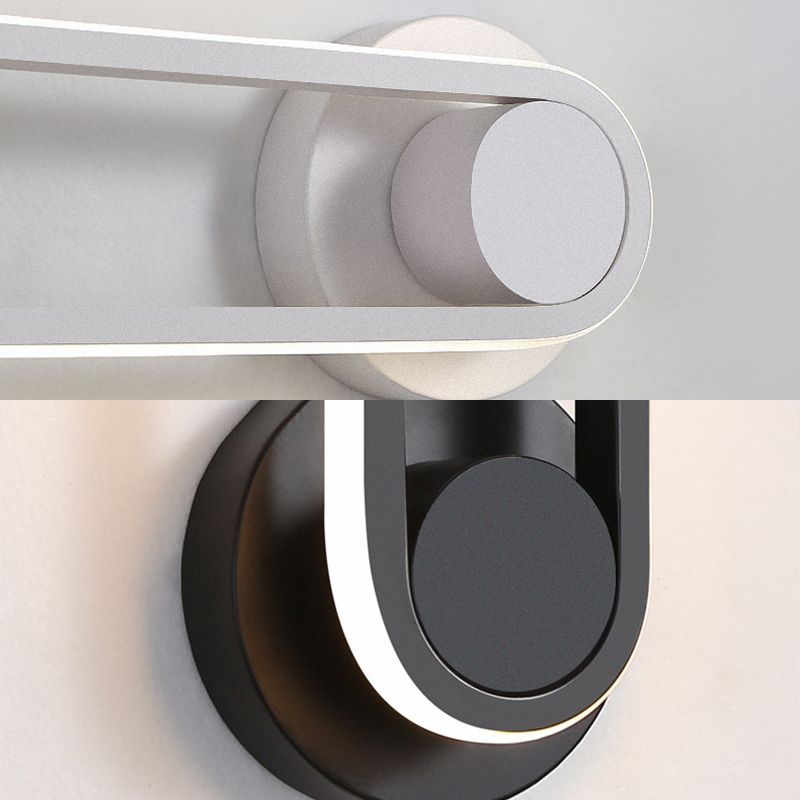 Moderna Minimalista Estilo Lineo Lucina de pared lineal Metal 1 luces de pared ligeras para sala de estar