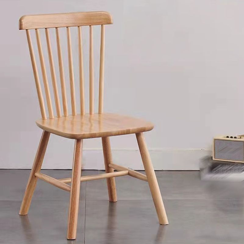 Oak Solid Wood Dining Chair Traditional Dining Room Chair for Home