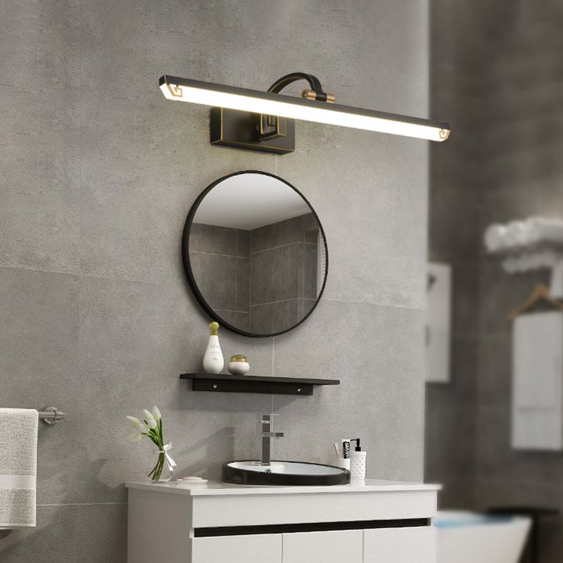 Mapeante de maquillaje LED Luz de estilo moderno de baño Mirador de baño Mirror de inodoro
