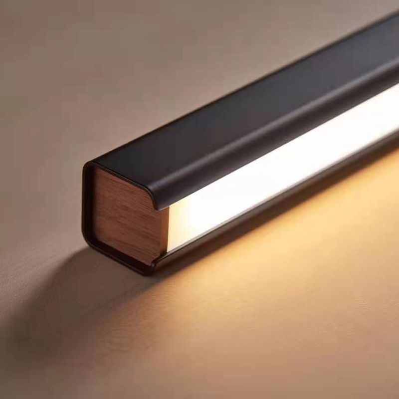 Einfacher Stil Rechteckinsel Island Kronleuchter 1-Kopf-LED-Anhängerbeleuchtung mit Acrylschatten