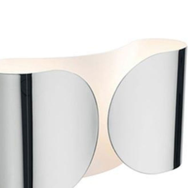 Single Polished Contemporary Wall Mounted Sconce Metal LED Wall Light