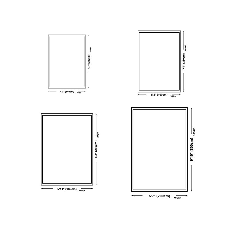 Rapis nordique beige Bloc de couleur polyester tapis lavable intérieur pour décoration domestique