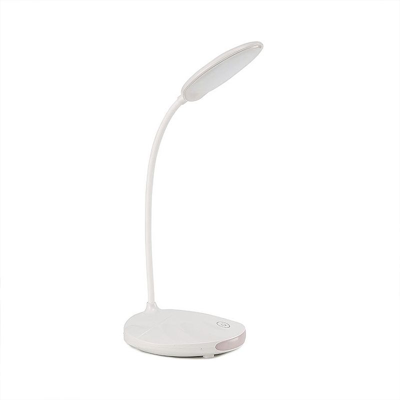 Lampe pliante à LED rose / blanche Style moderne USB Charge debout table debout pour la lecture