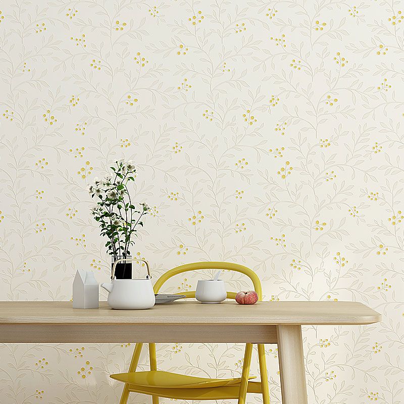 Dense Flower Design Wall Covering 900 Wallpaper for Home Decoration, 31' x 20.5", Non-Pasted