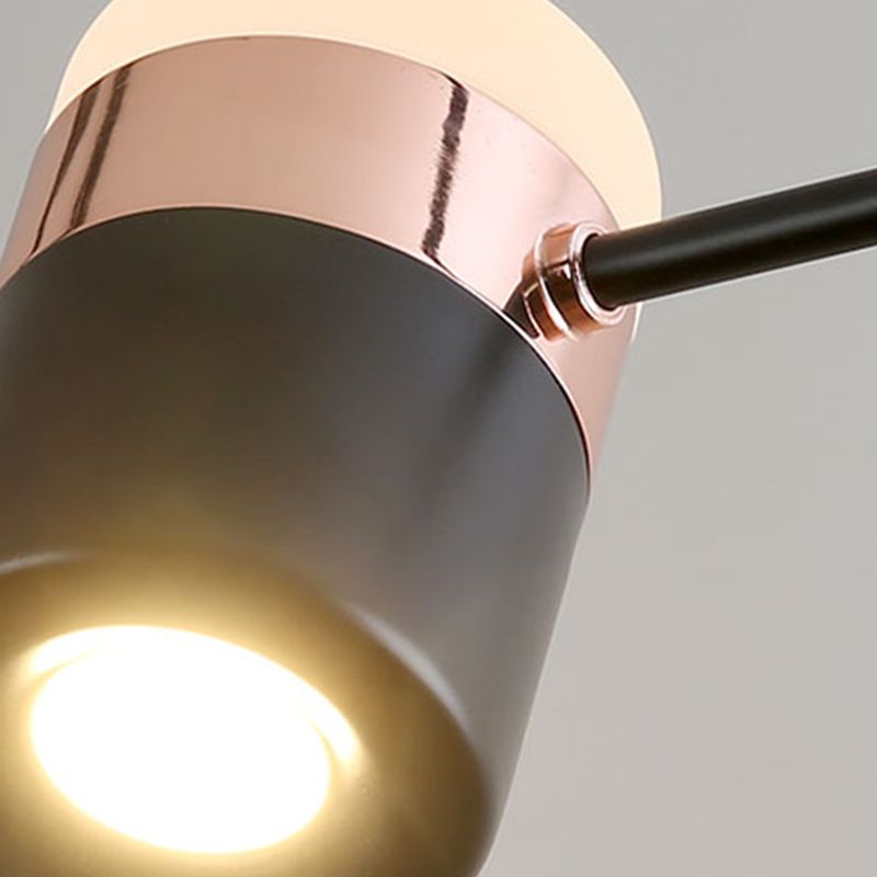 Modern Style Cylinder Pendant Lights Metal Hanging Pendant Lights