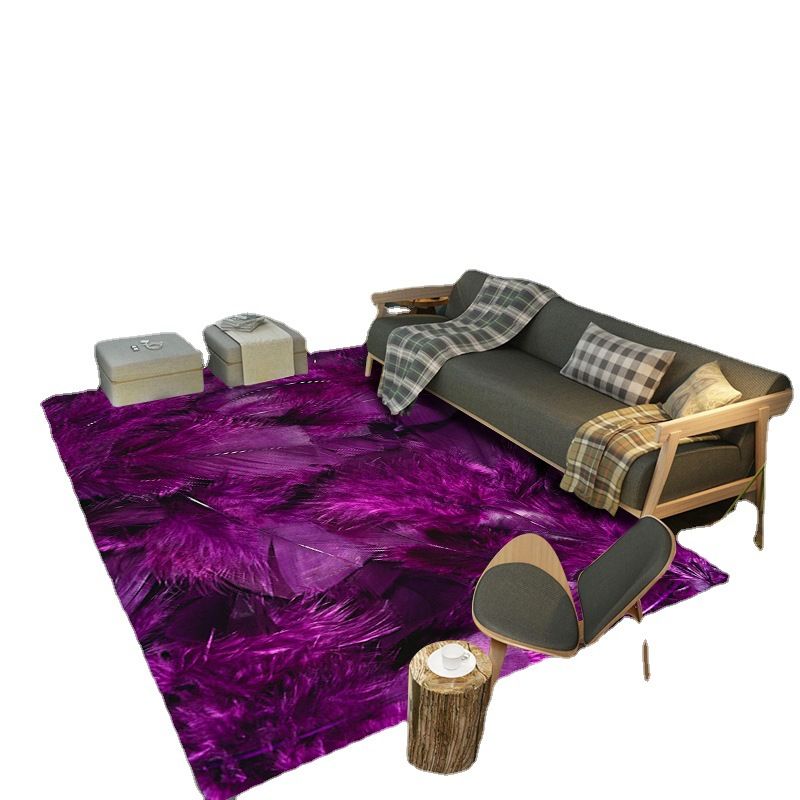 Moderne dieren print tapijt polyester indoor tapijt tapijt niet-slip ruggebied vloerkleed voor woonkamer