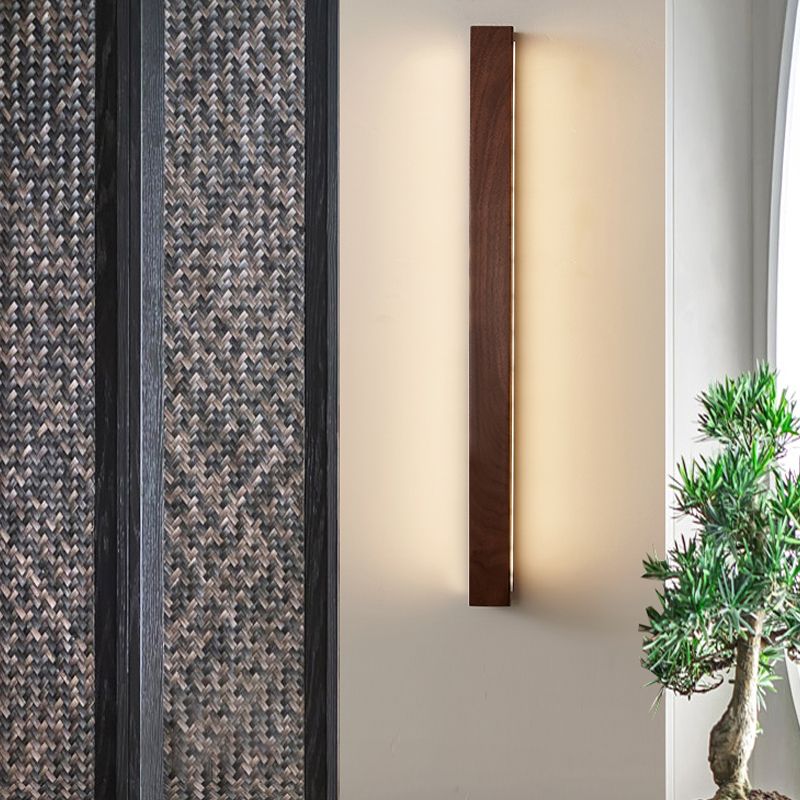 Lámparas de pared lineales contemporáneas de metal 2 luces lámpara de montaje de pared