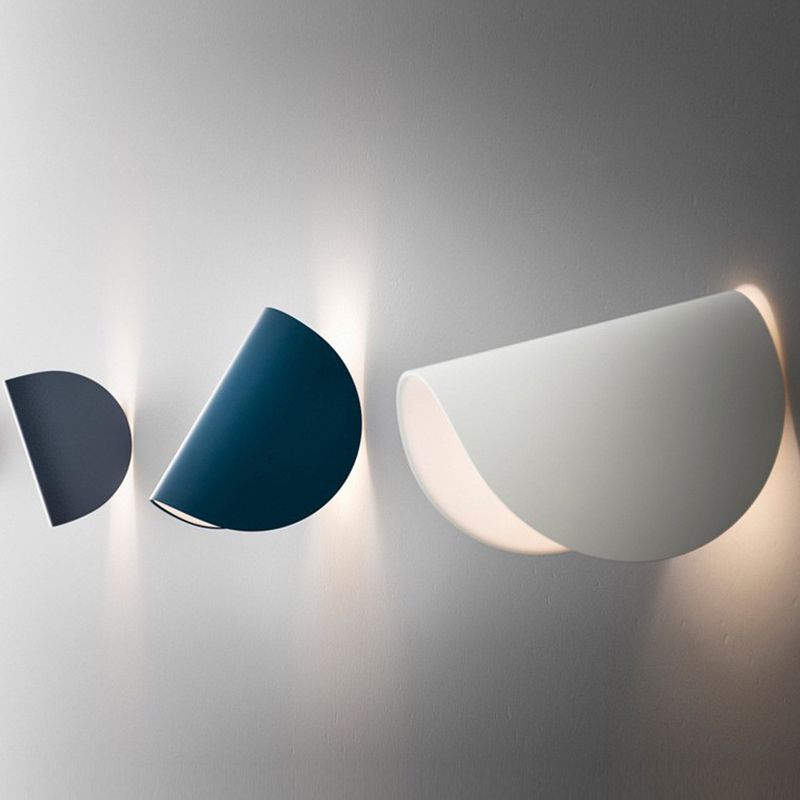 Minimalist Swivel Wall Sconce Macaron Curve Wall Light Fixture