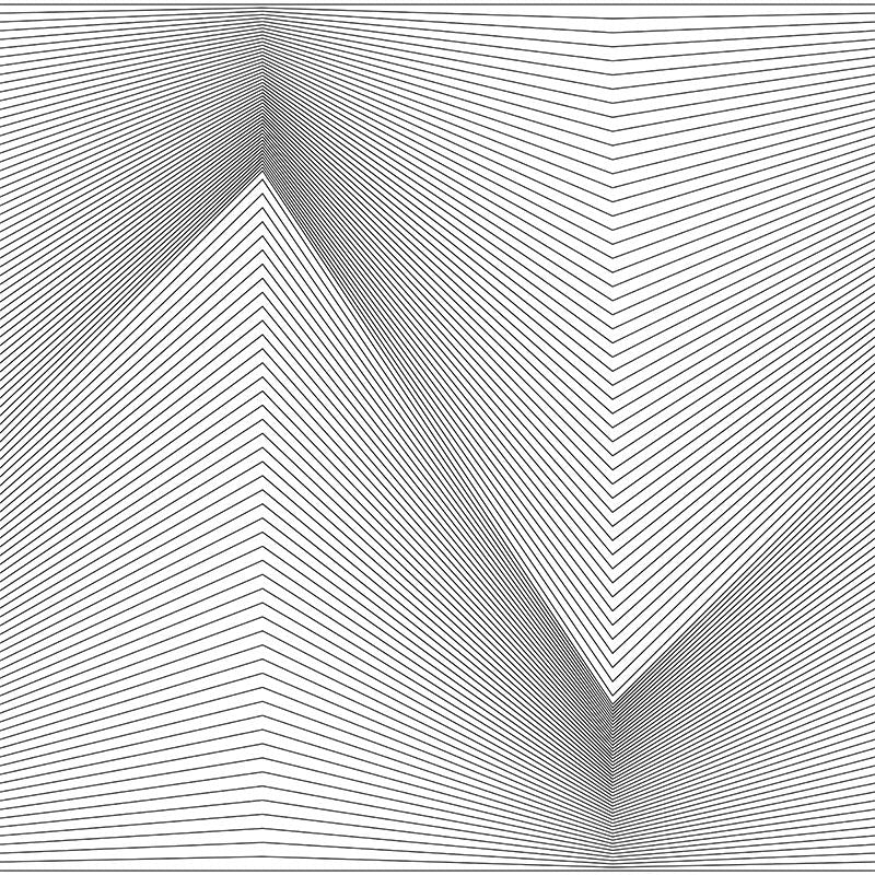 Horizontal Illustration Geometric Patterns Mural Decorative Wallpaper Wall Mural