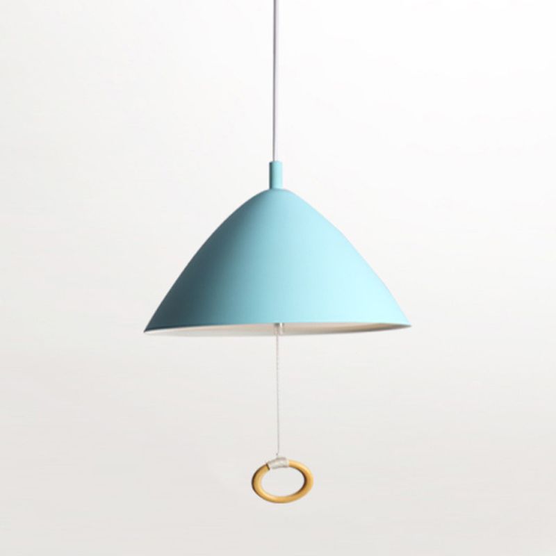 Éclairage suspendu en forme de cône MACARON MACARON MÉTAL 1 PENDANT LEIL