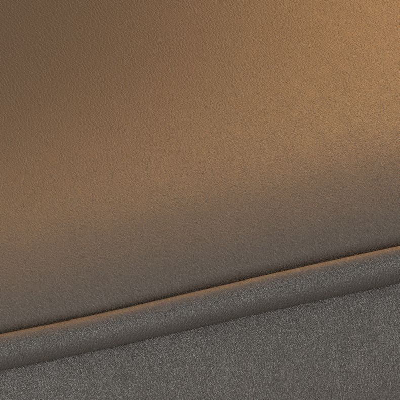 Sillas sin brazos de comedor de metal Glam tapizadas sillas de cuero para restaurante