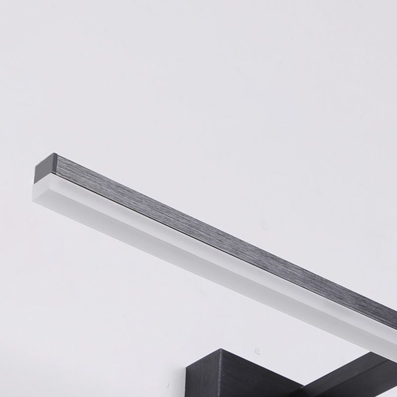 Modernist Single-Bulb Copper Mirror Front Light LED Metallic Wall Mounted Light for Bathroom