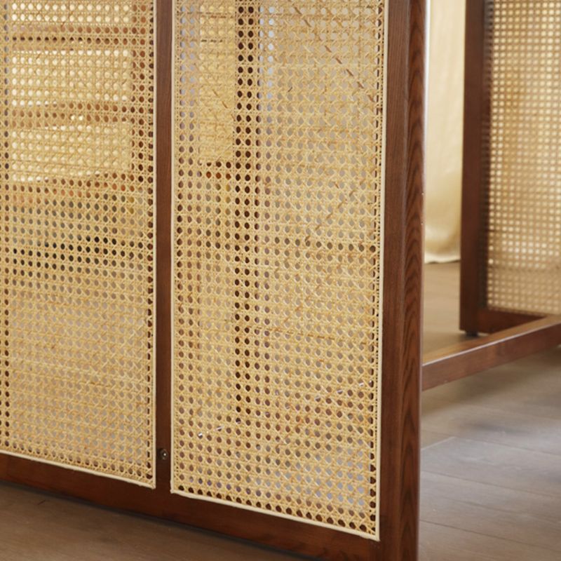 Rectangle Dining Set 1/4/5/6 Pcs  Ash Solid Wood and Rattan Dining Table and Chairs