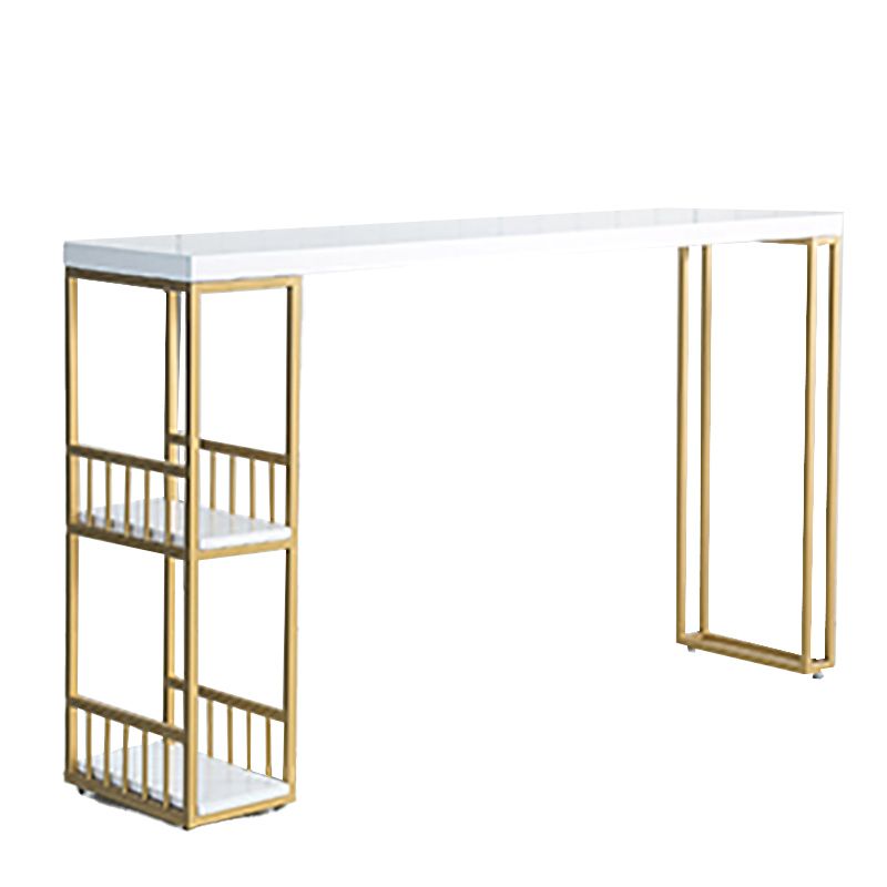 Rectangular Bar Stool and Table Set 1/2/3 Pieces Industrial Pub Table Set