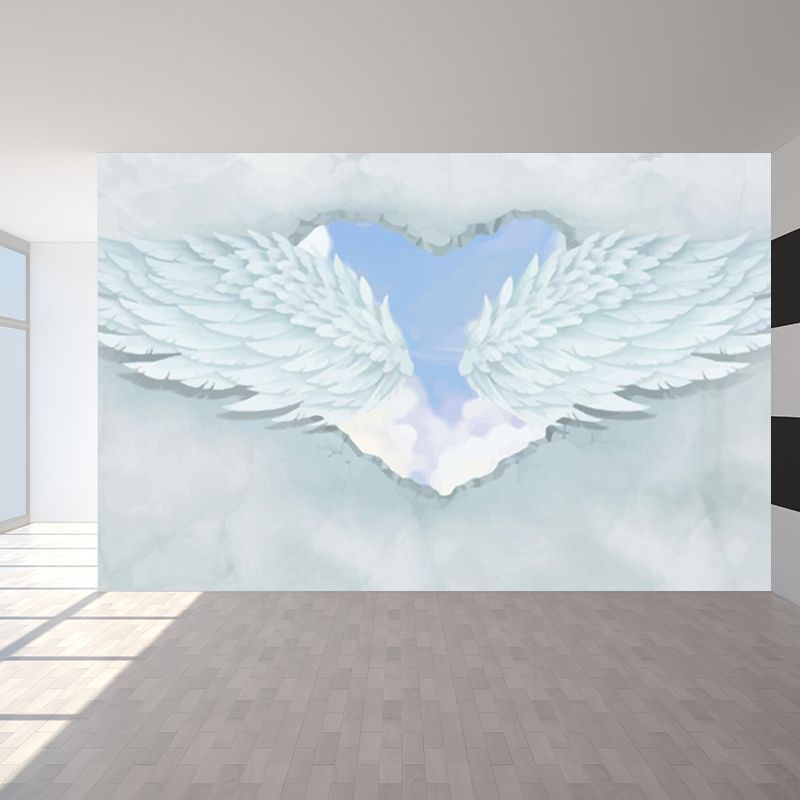 Wings Wall Covering Mural Modern Moisture Resistant Living Room Wall Decor, Custom Made
