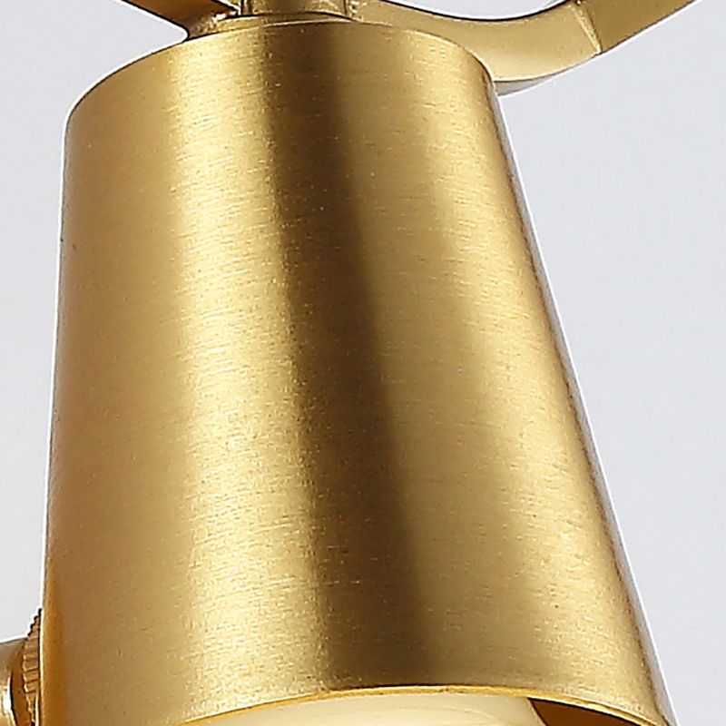 Postmodern Wall Lamp Metallic Shade Wall Light Sconce for Sitting Room