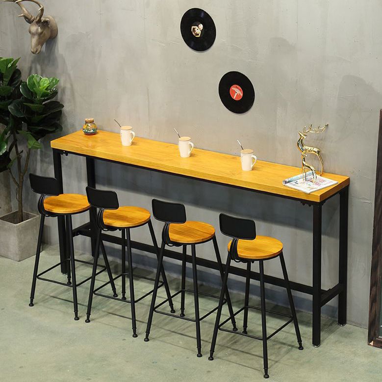 Modern Style Wood 1/2/5/9 Pieces Bar Table Set Rectangle Bar Table for Home