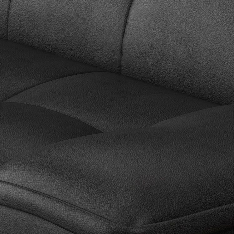 Zeitgenössischer Cabrio -Fußstützenhocker -Sofa mit Keks zurück