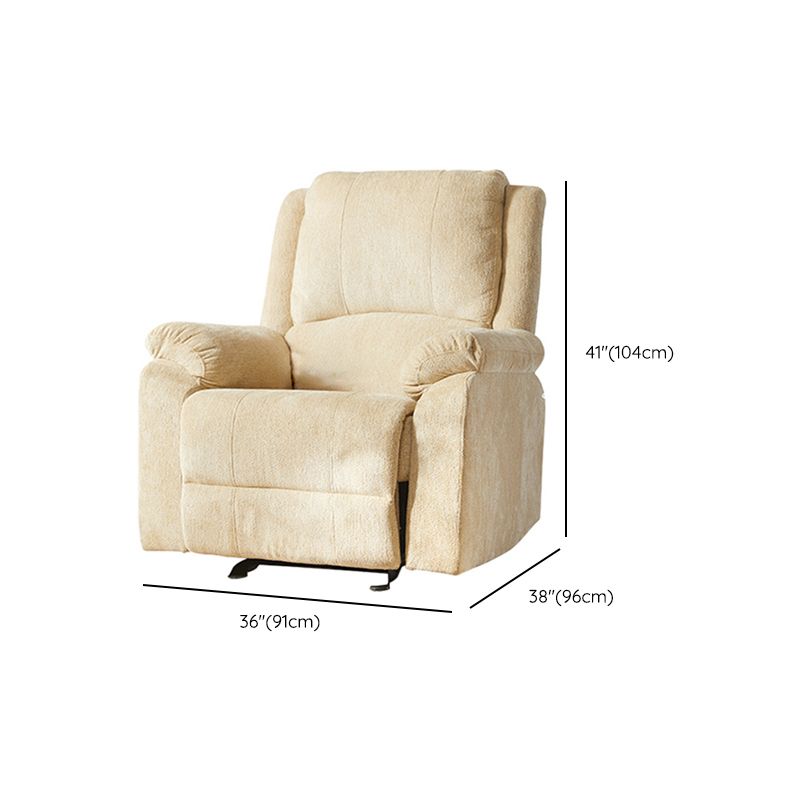 Scandinavian Fabric Standard Recliner Nordic Style Living Room Single Recliner