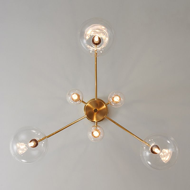 Modern Simple Style Pendant Chandelier Light Glass Hanging Ceiling Lights