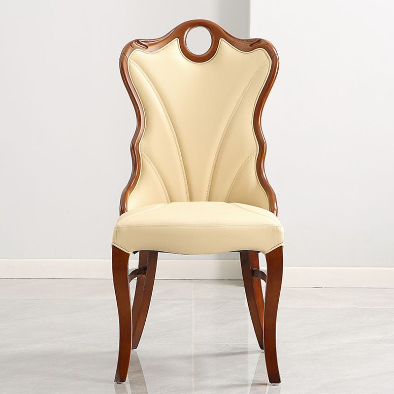 Upholstered Armless Dining Chairs Contemporary Kitchen Side Chair