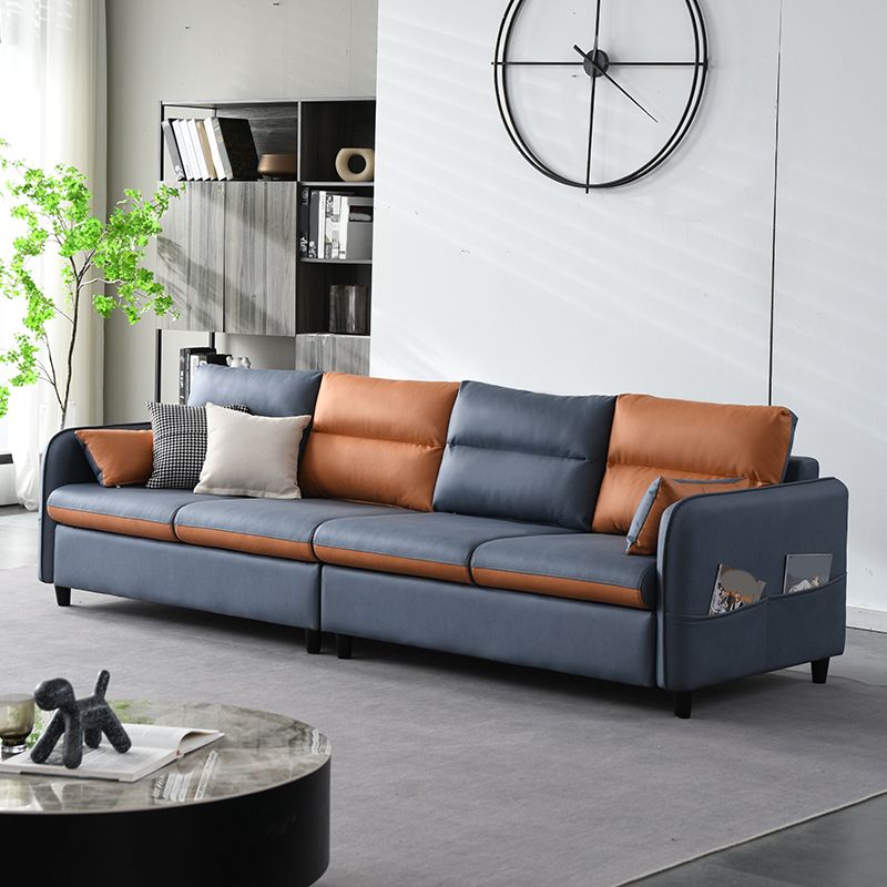 29.53" H Modern Square Arm Sofa with Cushions for Living Room,Apartment