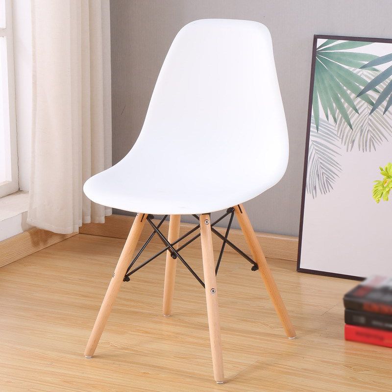 Chaise de salle de cuisine en bois industriel en bois