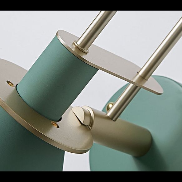 Shaded Wall Light Sconce Nordic Minimalist Style Metal 1 Light Sconces