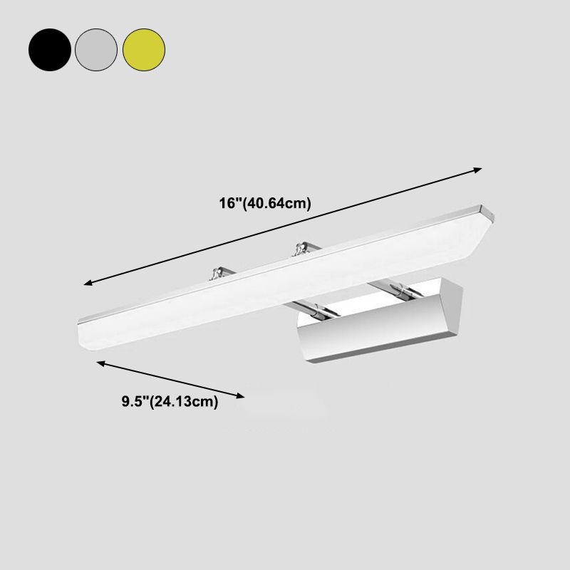 Illuminazione con applique a parete in metallo illuminazione montata a parete a LED semplice