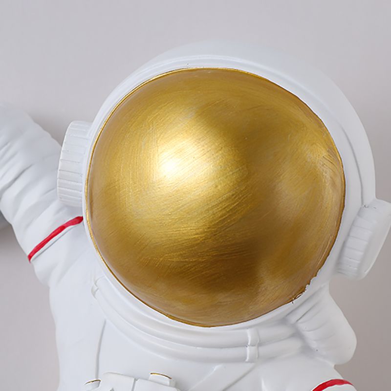 Bambini astronauta a forma di muro illuminazione da letto da camera da letto lampada da parete
