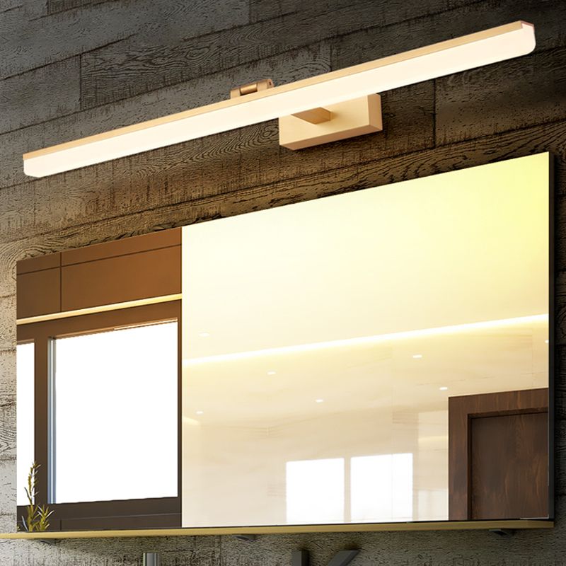 Modern Simple LED Makeup Mirror Lamp Bathroom Nordic Mirror Light Fixture