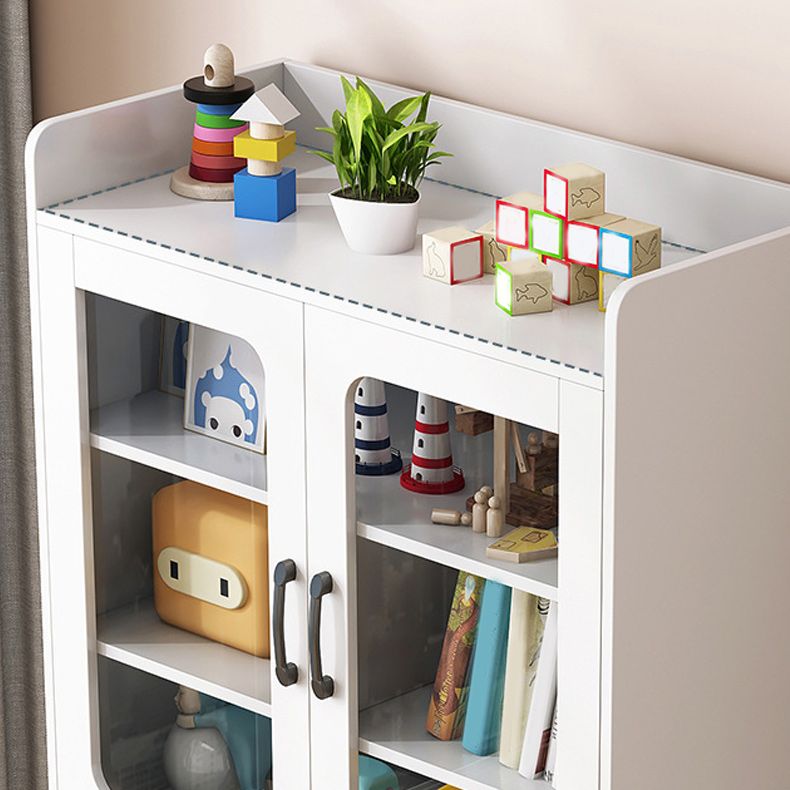 Modern Standard Accent Cabinet with Bar Pulls Doors Water Resistant Cabinet