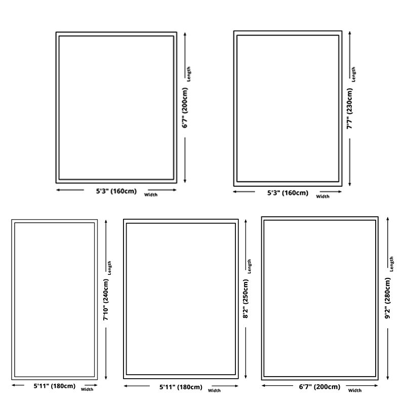 Decorative Triangle Printed Indoor Rug Contemporary Soft Polyester Area Rug Non-Slip Backing Carpet for Living Room