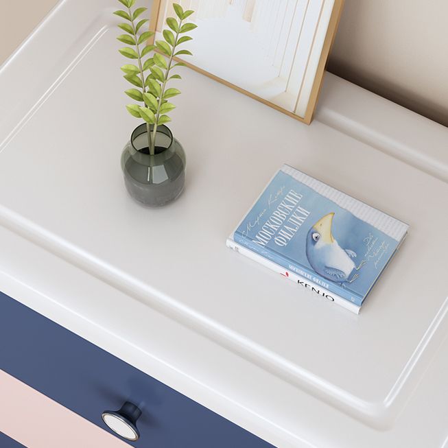 Modern Style Non-Hanging Armoire Plastic Storage Cabinet with Drawers