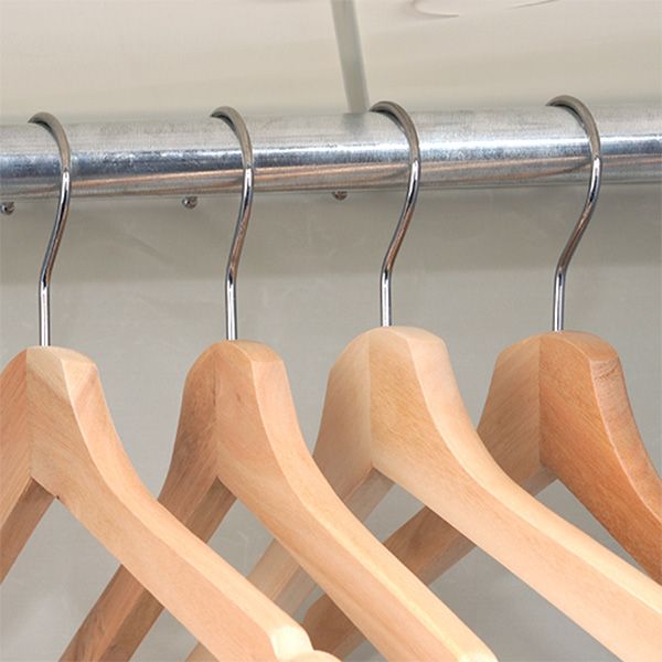 Contemporary Metal Wardrobe Cloth Rod Included Wardrobe Closet with Legs