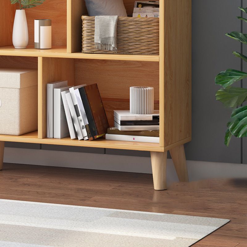 Modern Engineered Wood Bookcase Cube Bookshelf for Any Room, 42.1" H X 9.4" W