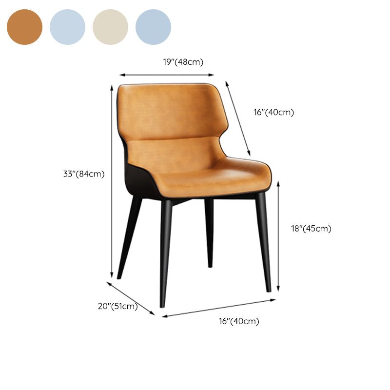 Contemporary Dining Room Armless Chair Dining Chairs with Upholstered