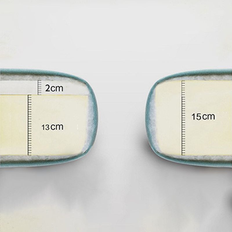 40.94 " H Cotton Blend Pillow Top Arm Sofa & Chaise for Living Room