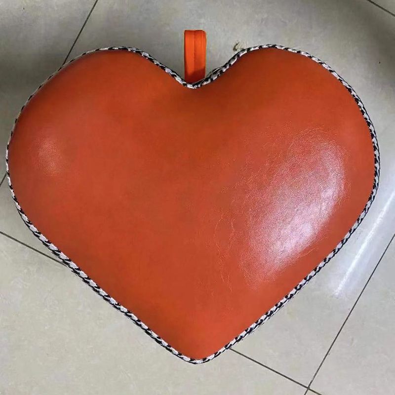 Ottoman Faux Leather Modern Specialty Water Resistant Houndstooth Pattern Ottoman