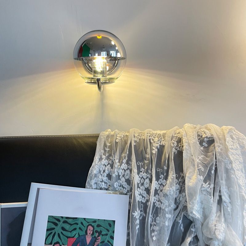 Kugelwandbeleuchtung Glasmalereien moderne Stil 1 Licht Wandmontage Leuchte