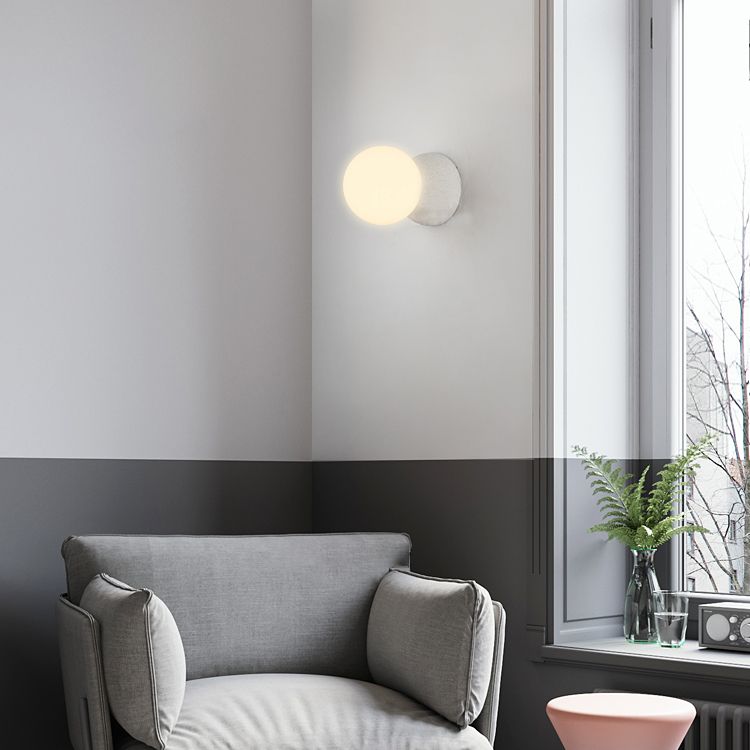 Nordic Style Vanity Lighting Ball Shape Wall Light Fixture for Bathroom