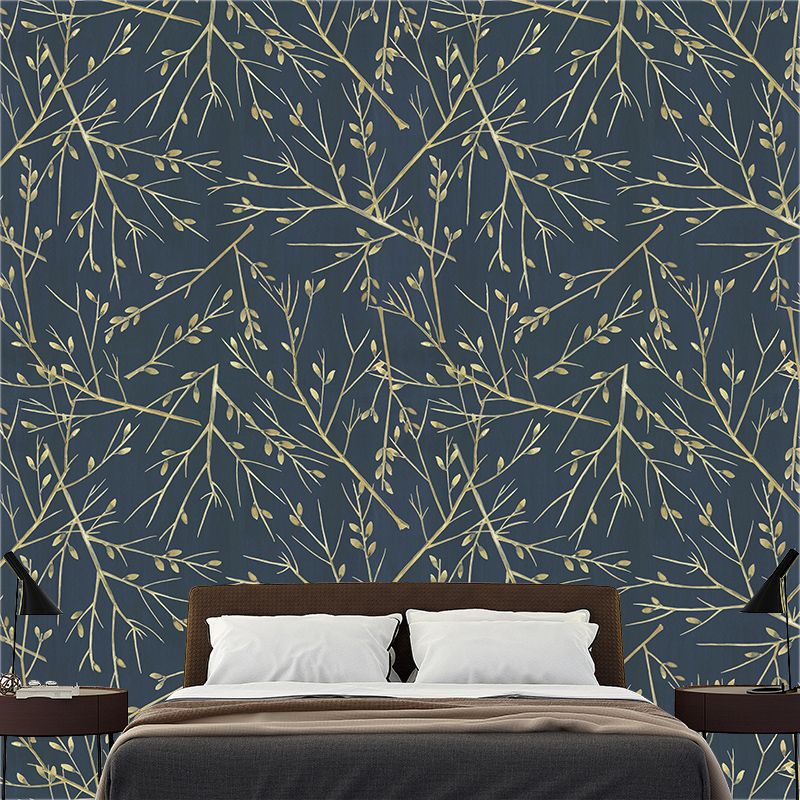 Customized Various Plants Mural Horizontal Illustration for Sleeping Room