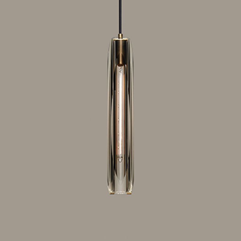 Lampe suspendue en or en or dans le pendentif en cuivre de style luxe moderne